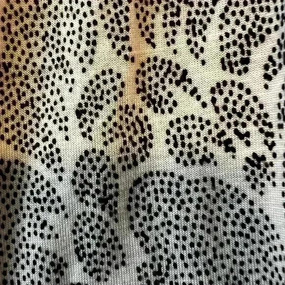 Loft Women's Petite Large Short Sleeve Casual Blouse Crew Beck Back Tie - Picture 2 of 5